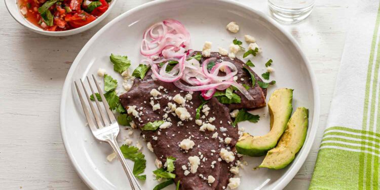Enfrijoladas With Black Beans Recipe