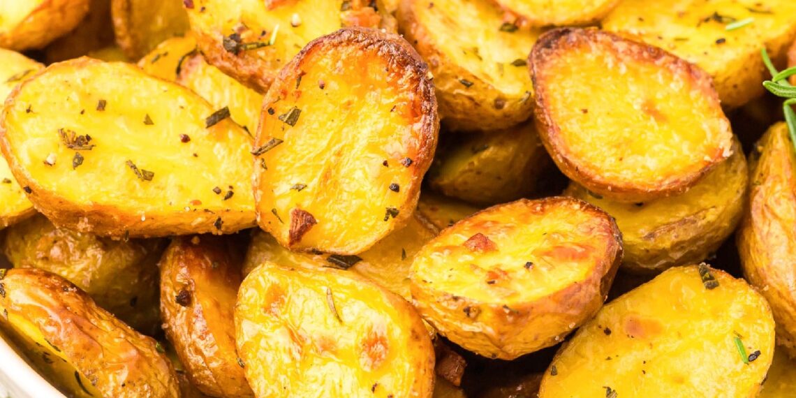 Crispy Oven Roasted Baby Potatoes