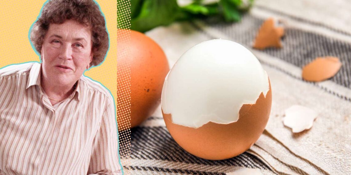Julia Child’s Trick for Peeling Perfect Hard-Boiled Eggs