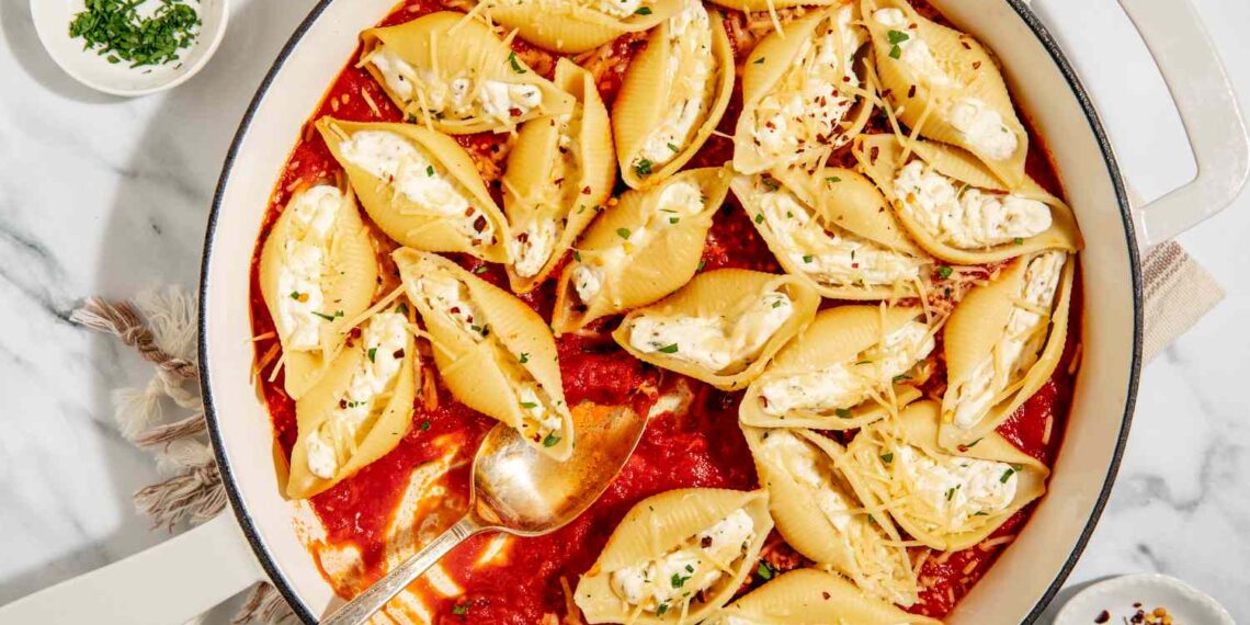 Stovetop Stuffed Shells Recipe (30 Minutes)