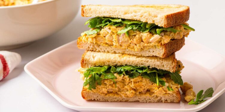 Curried Chickpea Salad Recipe (10 Minutes, No Cook)