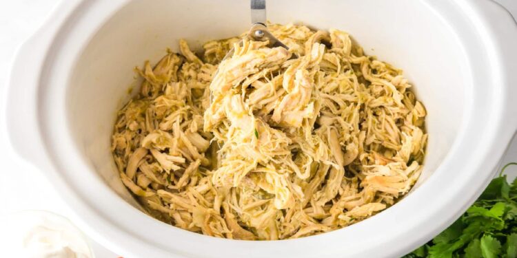 Slow Cooker Salsa Verde Chicken