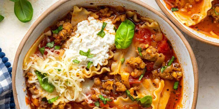 Lasagna Soup Recipe