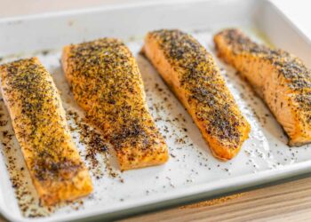 Lemon Pepper Salmon Recipe (3 Ingredients)