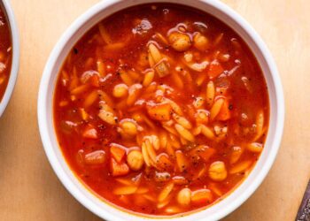 Tomato Orzo Soup Recipe (20 Minutes)