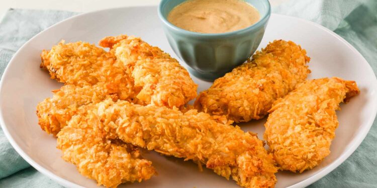 Air Fryer Potato Chip Chicken Tenders Recipe