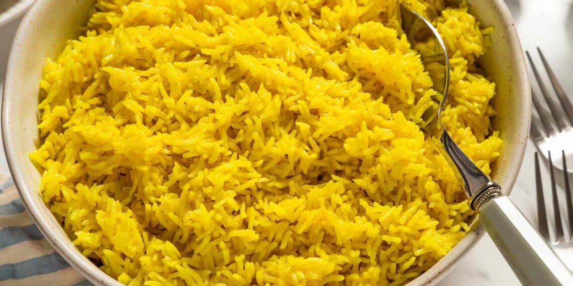Golden Coconut Rice Recipe