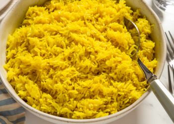 Golden Coconut Rice Recipe