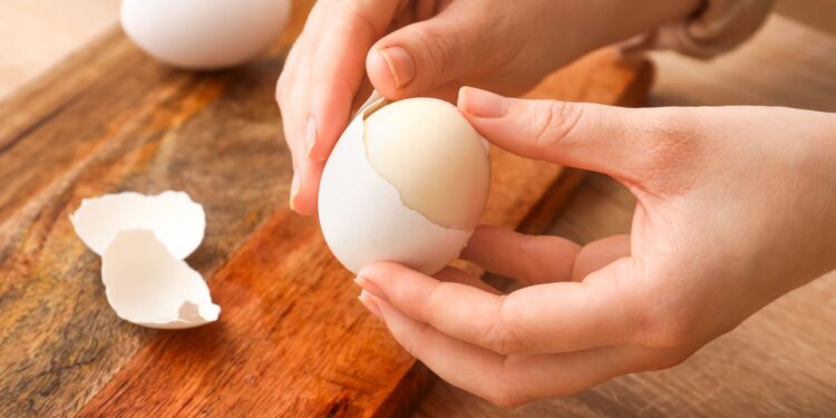 The Foolproof Trick for Peeling Hard-Boiled Eggs Every Time