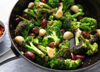 Seared Broccoli Recipe (10 Minutes)