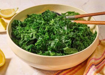 Easy Kale Salad Recipe (3 Ingredients, 5 Minutes)