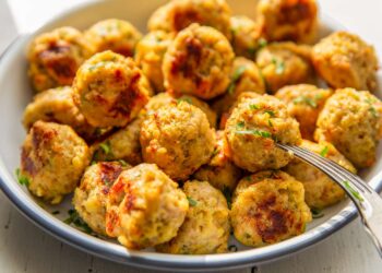 Stuffing Mix Chicken Meatball Recipe (3 Ingredients)
