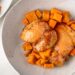 Roasted Chicken and Sweet Potatoes Recipe (5 Ingredients, One Pan)