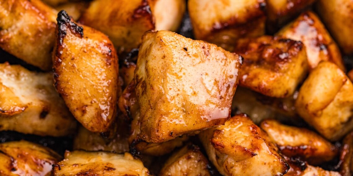 Air Fryer Chicken Bites (Crispy But No Breading)