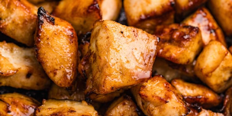 Air Fryer Chicken Bites (Crispy But No Breading)