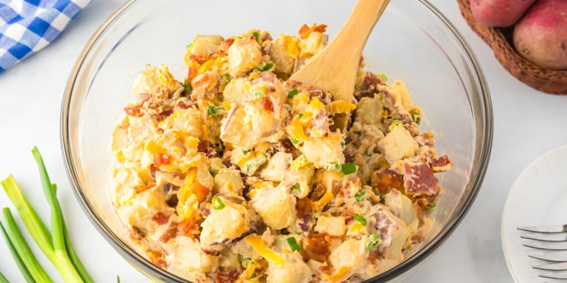 The Ultimate Loaded Baked Potato Salad Recipe