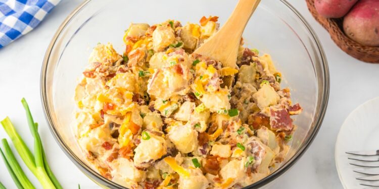 The Ultimate Loaded Baked Potato Salad Recipe