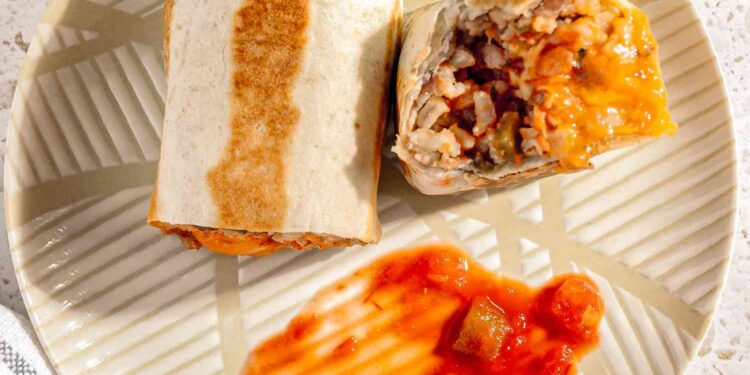 Easy Rice and Beans Freezer Burritos Recipe