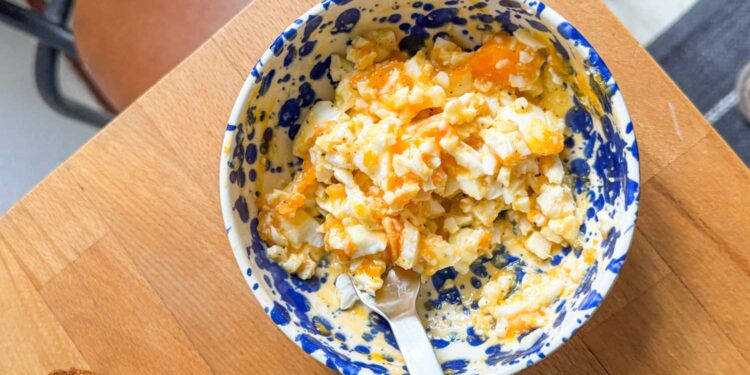 Creamy Egg Salad Recipe (3 Ingredients)