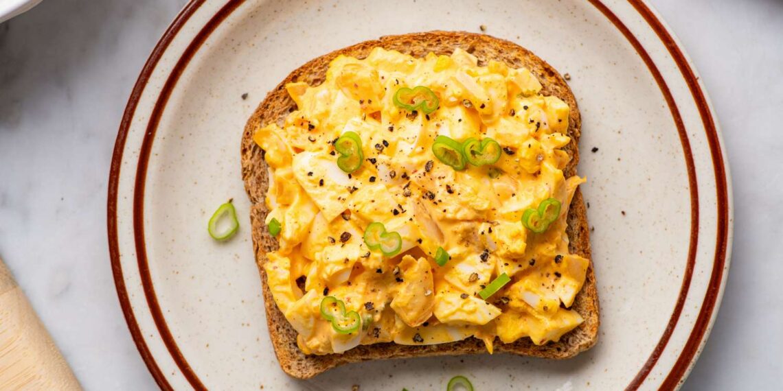 Kimchi Egg Salad Recipe (3 Ingredients)