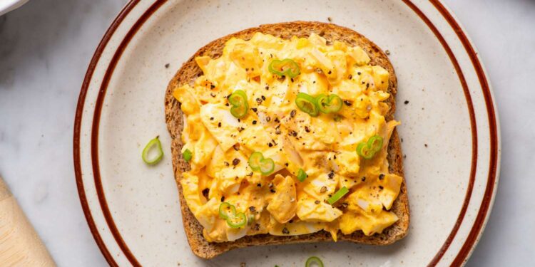 Kimchi Egg Salad Recipe (3 Ingredients)