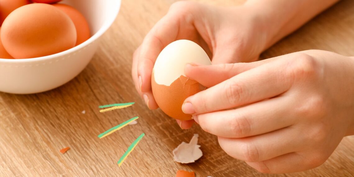 For Hard Boiled Eggs That Peel Like a Dream, Do This