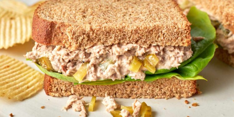 Dill Pickle Tuna Salad Recipe (3 Ingredients, 10 Minutes)