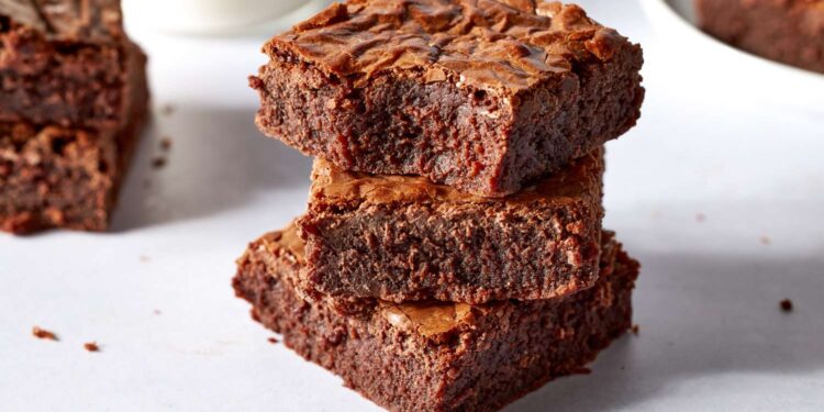 Super Fudgy Brownie Recipe (3 Ingredients)
