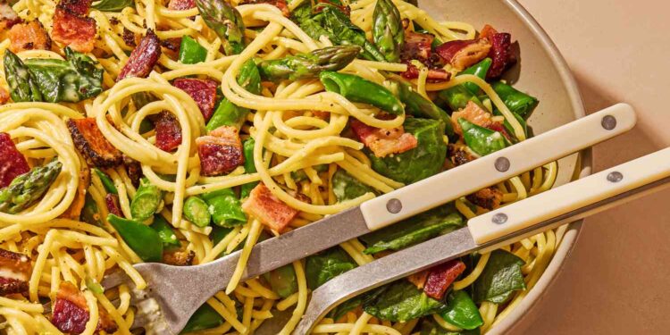 Spring Carbonara Recipe (20 Minutes)