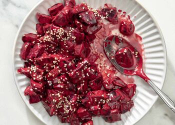 Sweet and Creamy Beets Recipe (4 Ingredients)