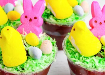 Easter Dirt Cups – On My Kids Plate