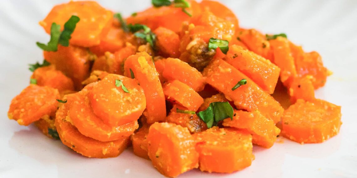 Glazed Honey Mustard Carrots – On My Kids Plate