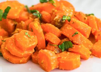 Glazed Honey Mustard Carrots – On My Kids Plate