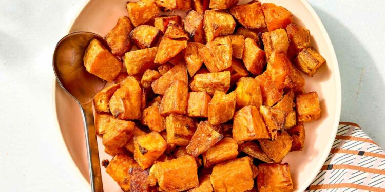 Crispy Roasted Sweet Potatoes Recipe
