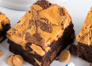 Peanut Butter Swirl Brownies – On My Kids Plate