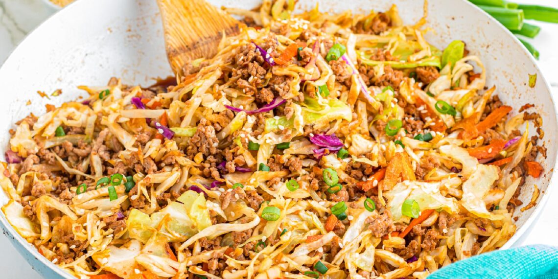 Egg Roll In A Bowl (With Ground Pork!)
