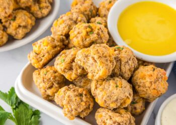 Cheddar Bay Sausage Balls – On My Kids Plate