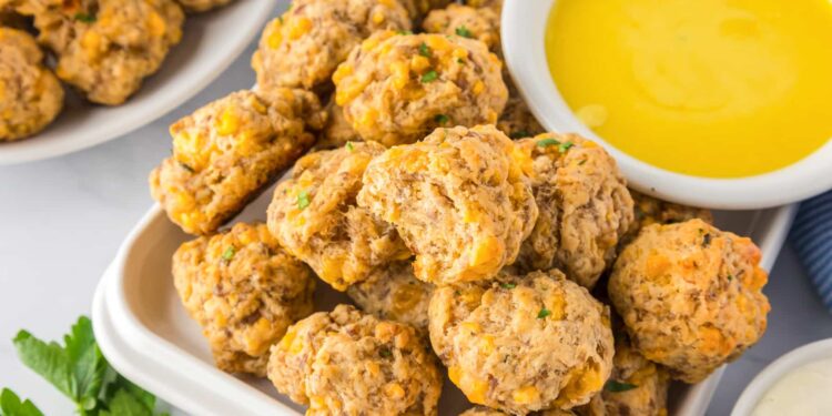 Cheddar Bay Sausage Balls – On My Kids Plate